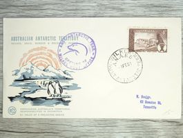 TR80 Enveloppe + Timbre Australie 1953
