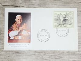 CL05 Enveloppe + Timbre Poste Vaticane 1978