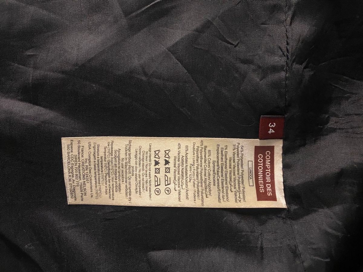 Comptoir des Cotonniers Giacche: Comptoir des Cotonnier Jacke mit Lederdetails – Usato da zürich venduto da gettingridofstuff 3