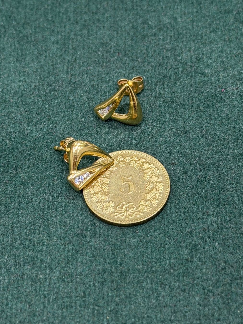 Orecchini pendenti & Orecchini a lobo: Echt 18K Gold Ohrstecker – Usato da Luzern venduto da Goldhaus-Luzern 7