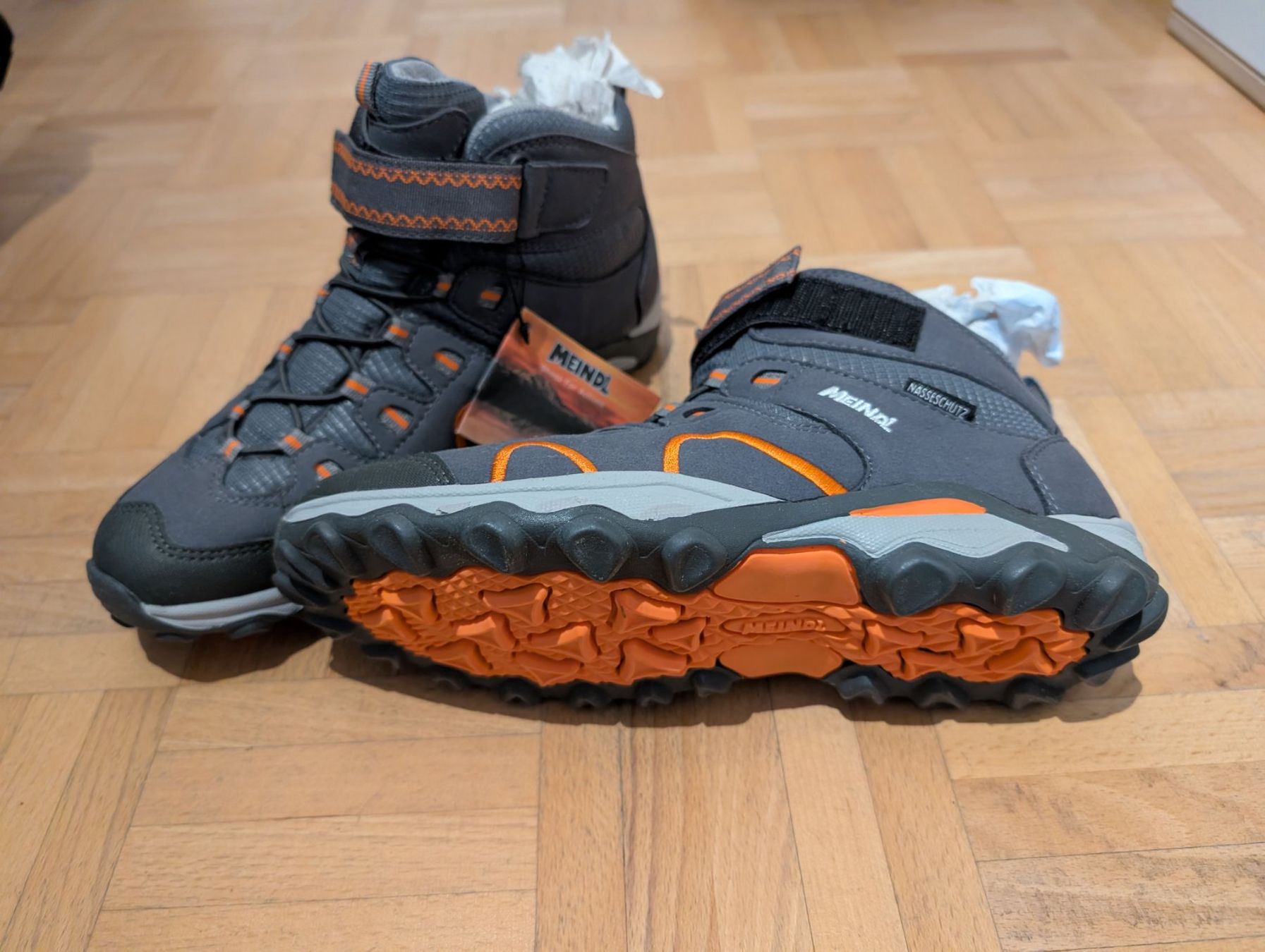Meindl Scarpe per ragazzi: Wanderschuhe - neu und ungetragen – Nuovo e nell'imballaggio originale da Stäfa venduto da guzilla666 2