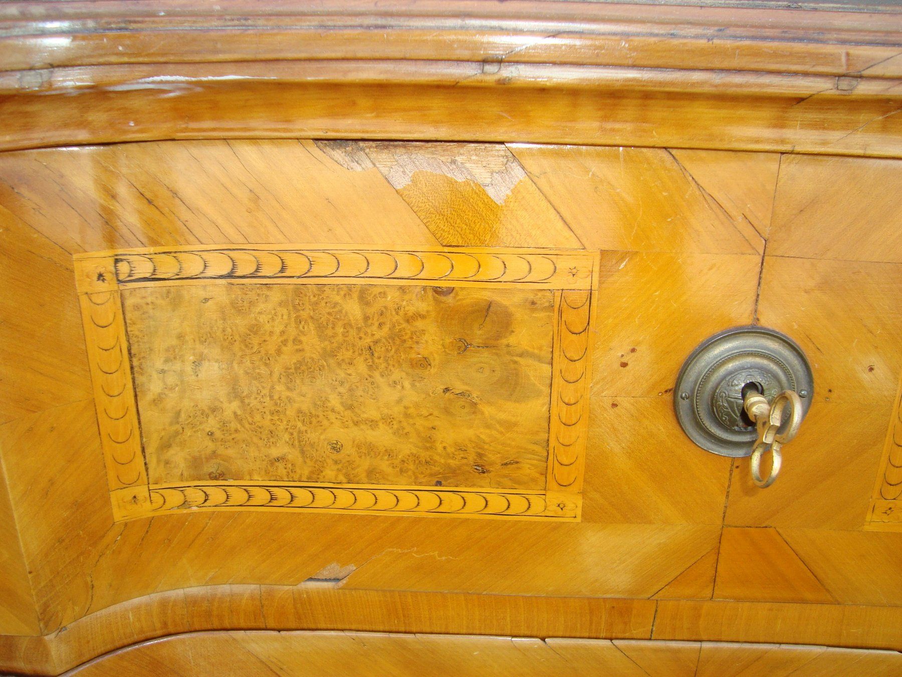 Commodes: Barock - Seize Kommode mit Intarsien, Kirschbaum – D'occasion à Oberdorf NW par Lufao 8