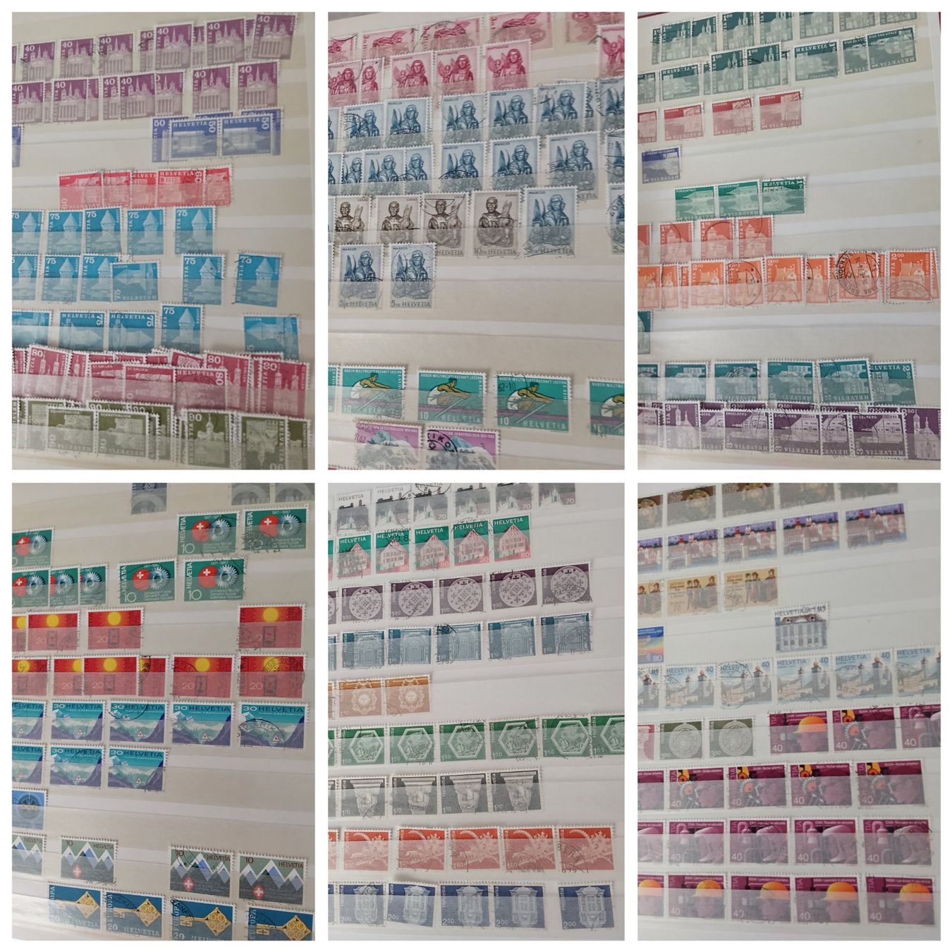 Alle Briefmarken: 4 Stk. CH Briefmarken-/Dublettenalben – Gebraucht aus Münchwilen AG von Nesar 5