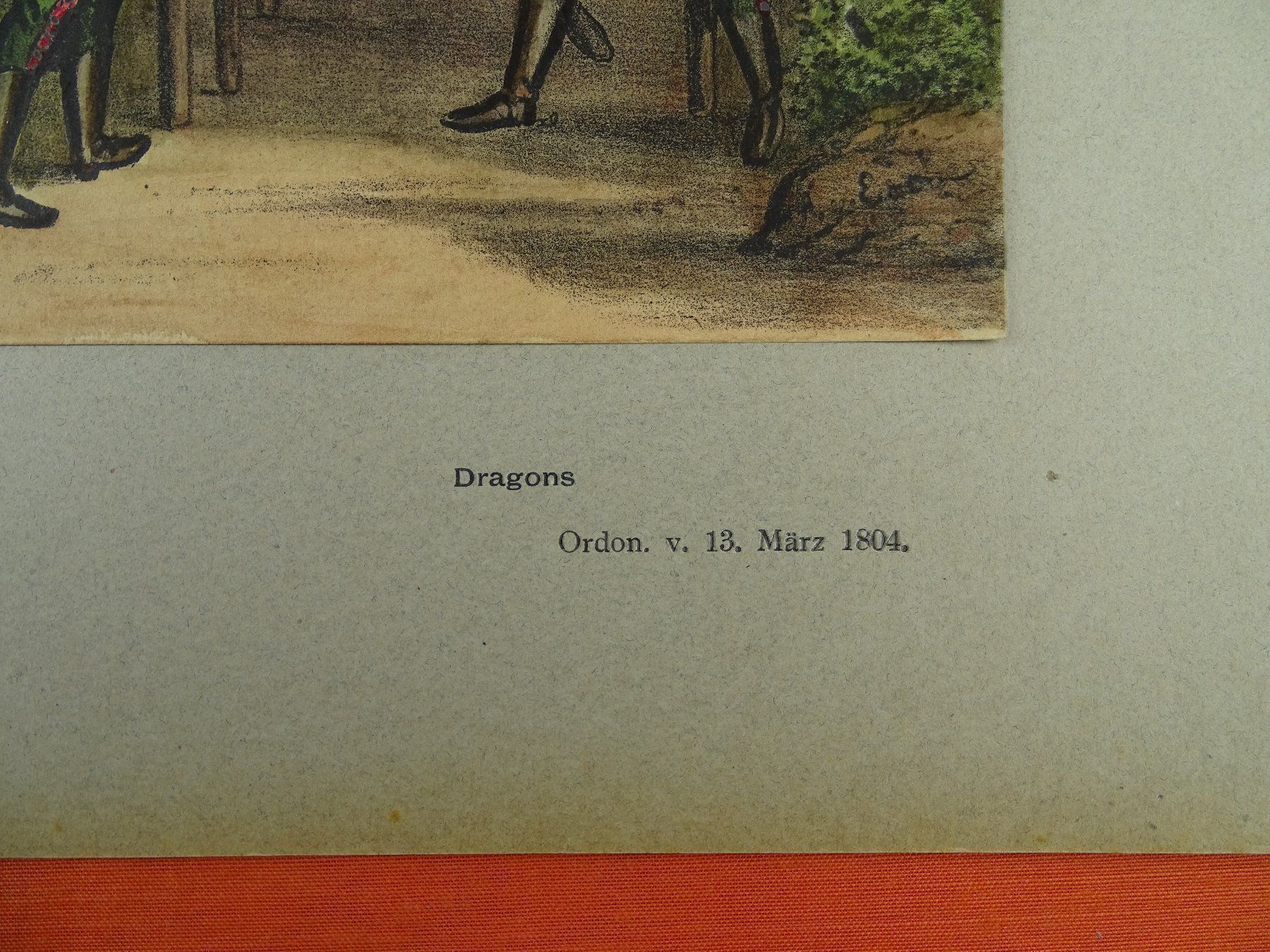 Stiche: ZÜRCHER MILIZEN, LITHOGRAPHIE UM 1890 – Gebraucht aus Grüningen von Kartensammler 5