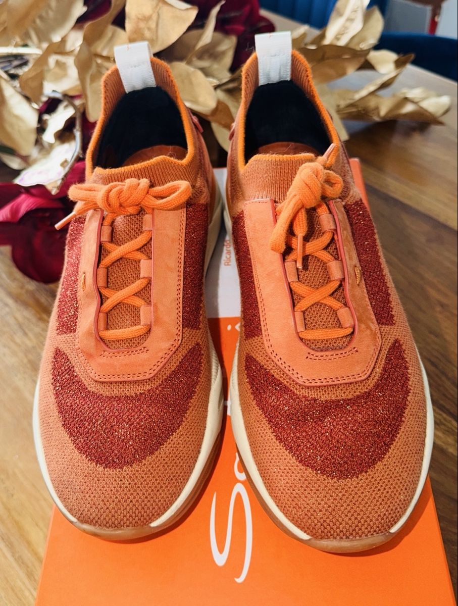 Santoni Scarpe da donna: Santoni Snesker Gr.38,5 Orange  – Usato da Meggen venduto da con_5djh 1