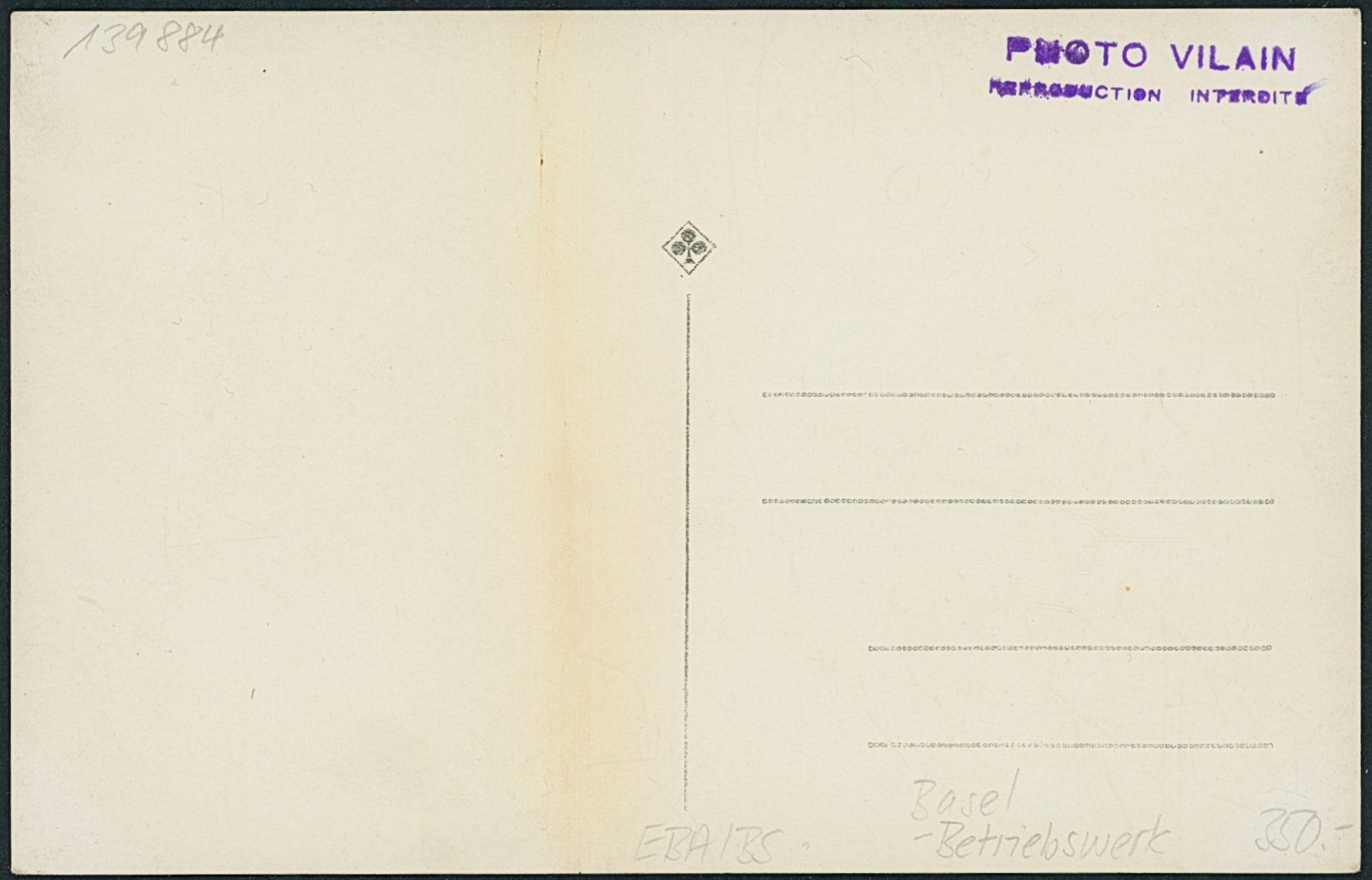 Cartoline postali: BS Basel - Bahnhof - Bahn – Nuovo (secondo la descrizione) da Schindellegi venduto da stationary 1