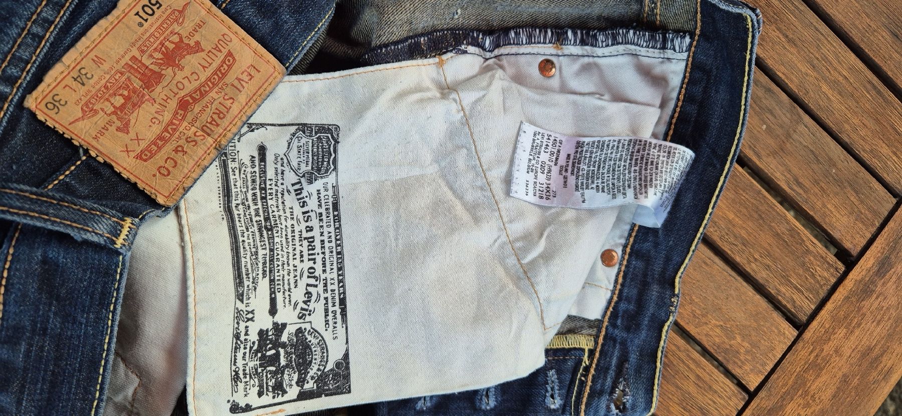 Levi's Jeans: Levis Jean 501 34×36 – Usato da Birsfelden venduto da gui_m5m9 3