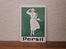 Emailschild Persil Weisse Dame Retro Reklame Emaille Schild