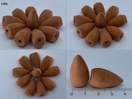 Lilie Jumbo Rückfluss Räucherkegel ca.2.6 cm - 20er Pack