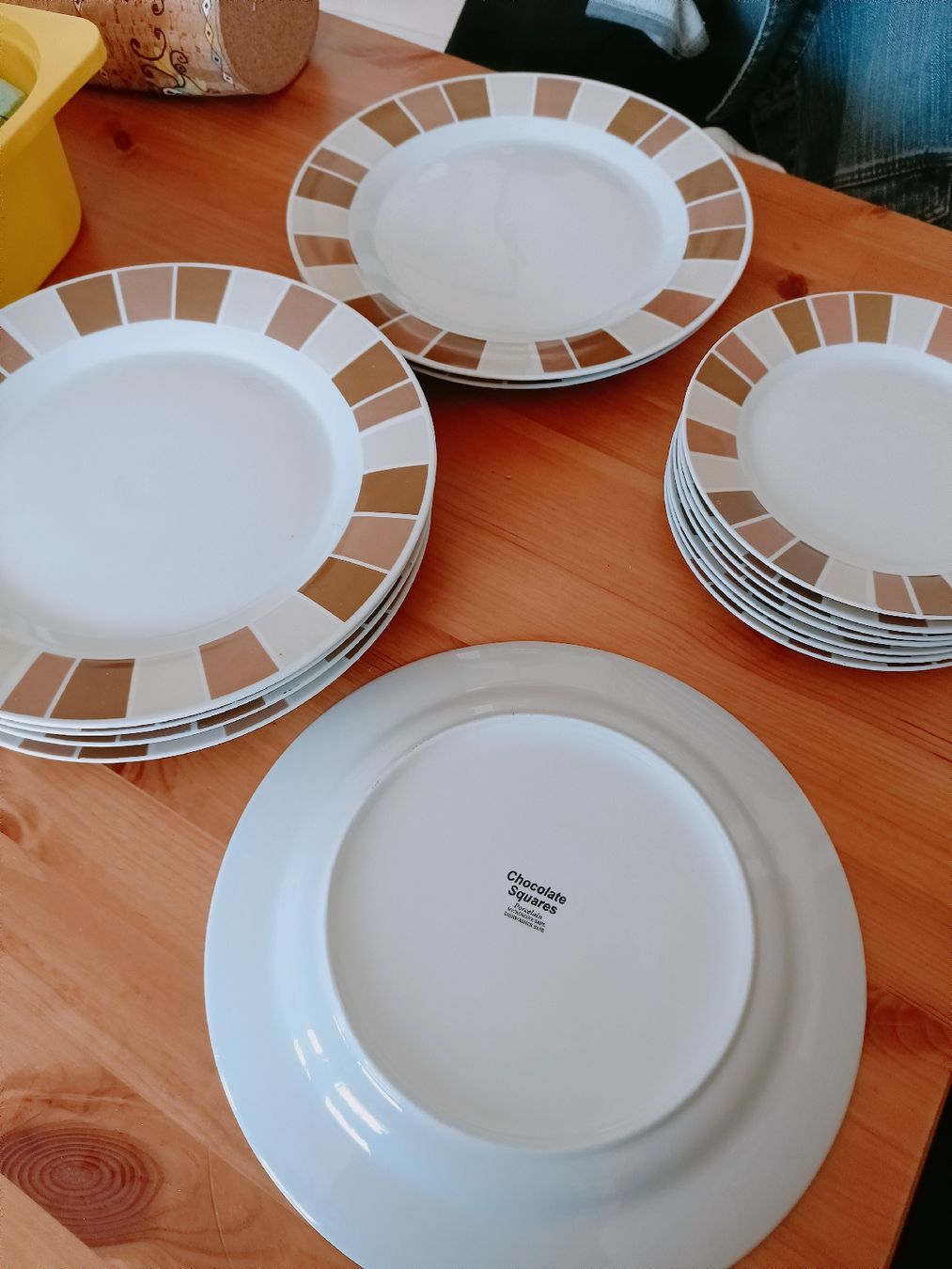 Set di piatti: Set di 6 piatti "Chocolate Squares" vintage, perfetti! – Usato da Lugano venduto da ycd_rv8h 2