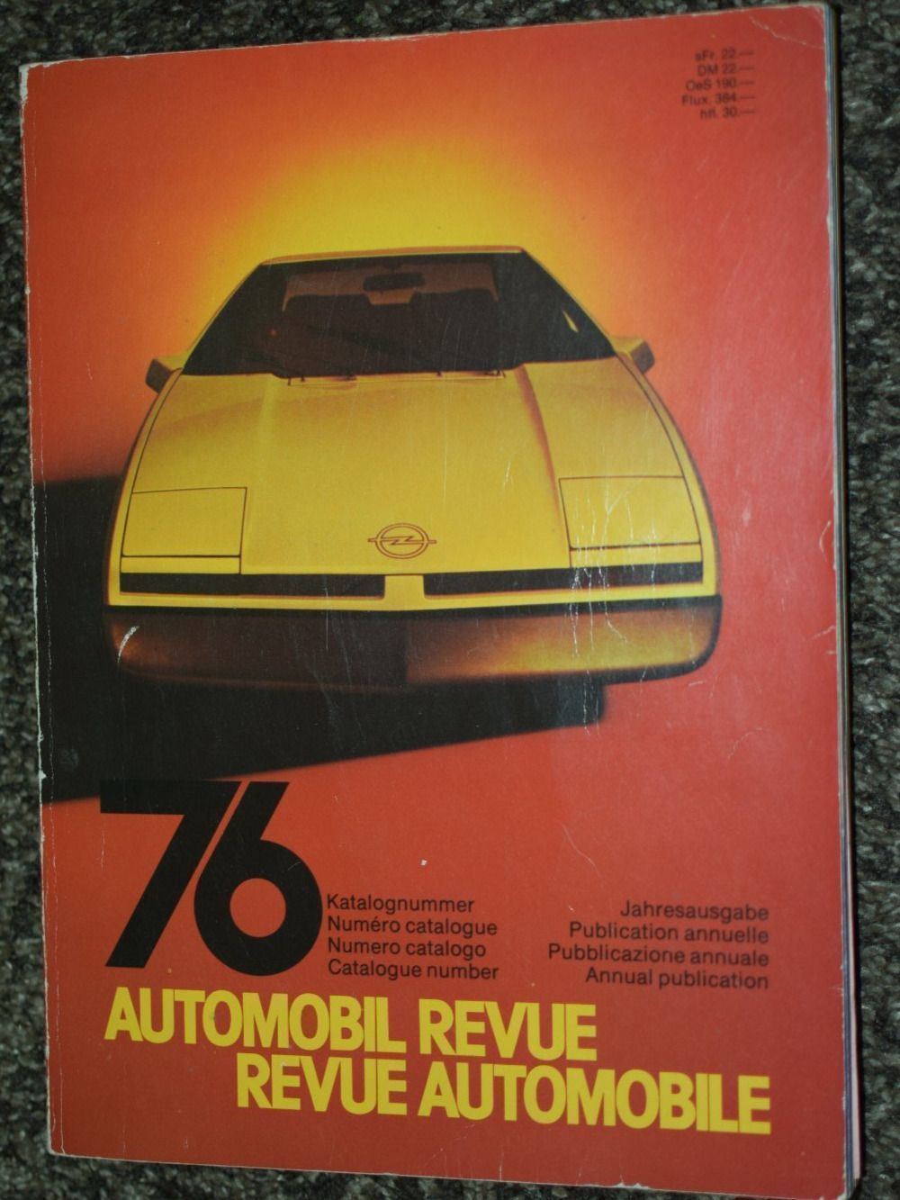 Riviste & Magazine: Automobil Revue 1976 – Usato da Tägerwilen venduto da schtephschen