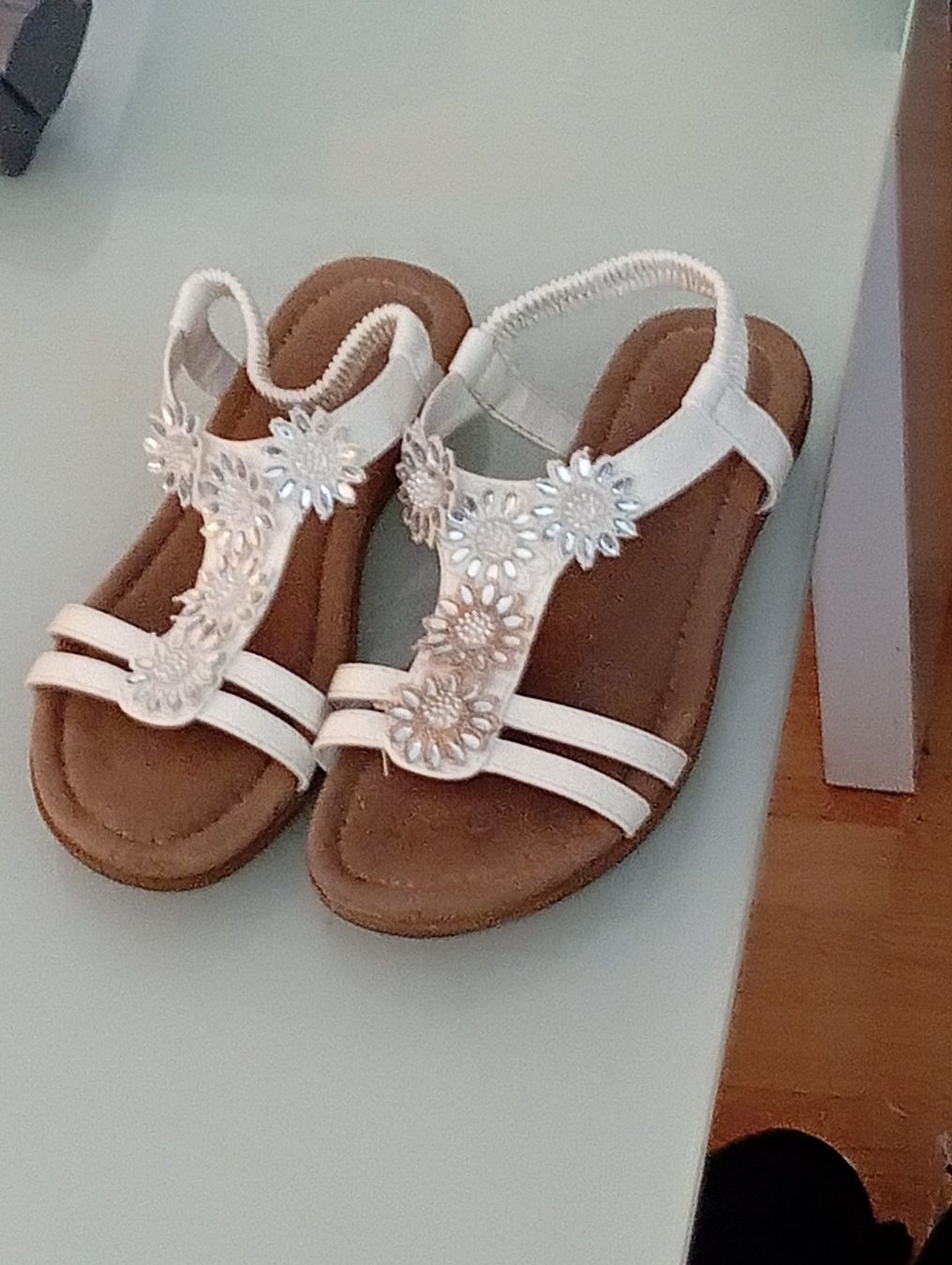 Scarpe per ragazze: Weiße Sandaletten(36) – Usato da Elsau venduto da beatles610