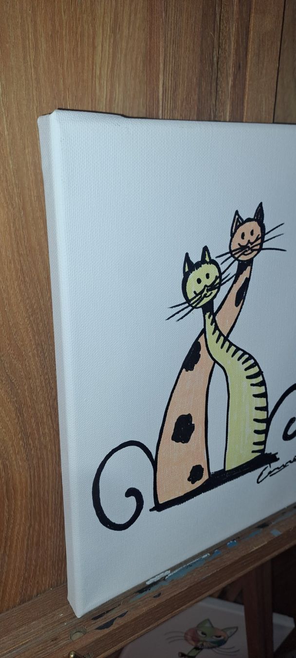 Dipinti: Aquarell Katzen – Nuovo (secondo la descrizione) da Bitsch venduto da jajo79076 1