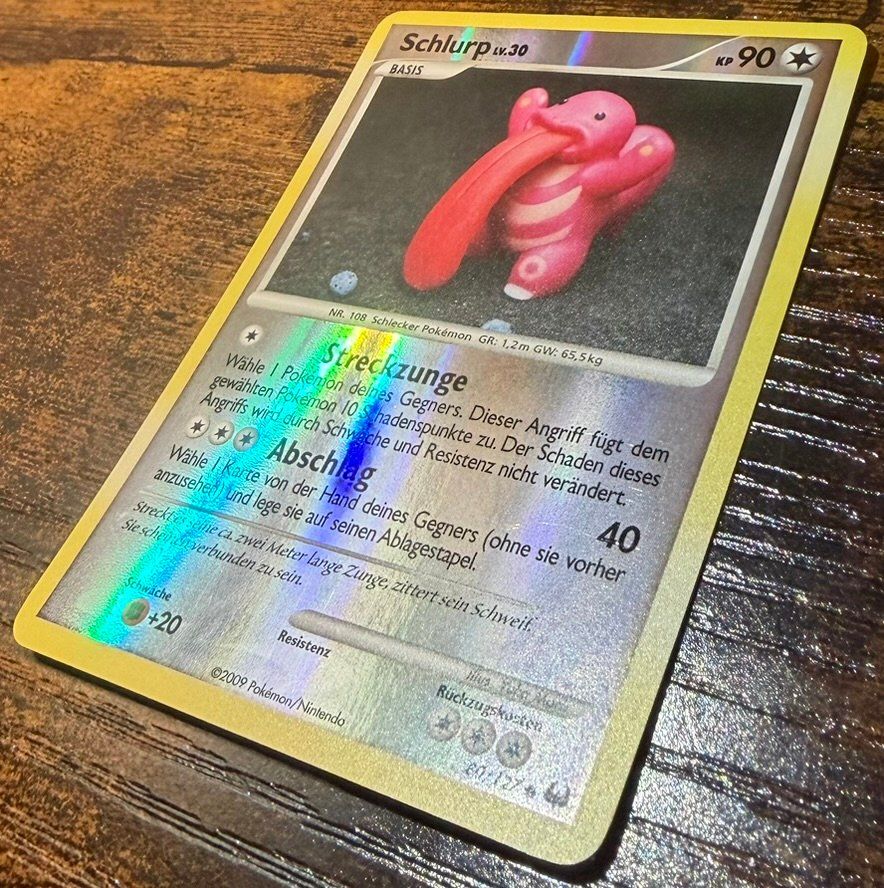 Pokémon Carte collezionabili: Schlurp Reverse Holo 80 Yuka Morii – Usato da Zürich venduto da PEACECOCOON 1