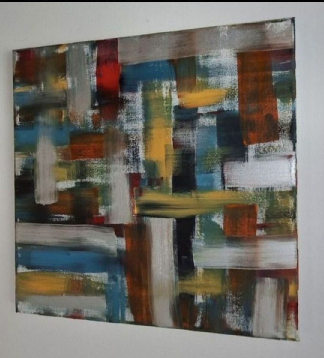 Dipinti: Gemälde Mosaik handmade 40×40 – Nuovo (secondo la descrizione) da Riehen venduto da Steinbock1970 2