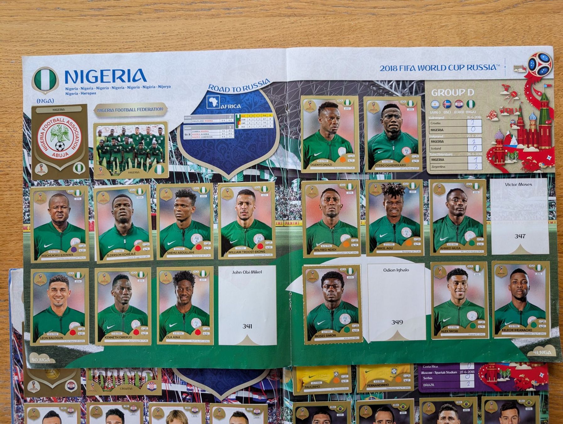 Panini Album: Stickeralbum FIFA 2018 – Usato da Appenzell Enggenh. venduto da vario414 1