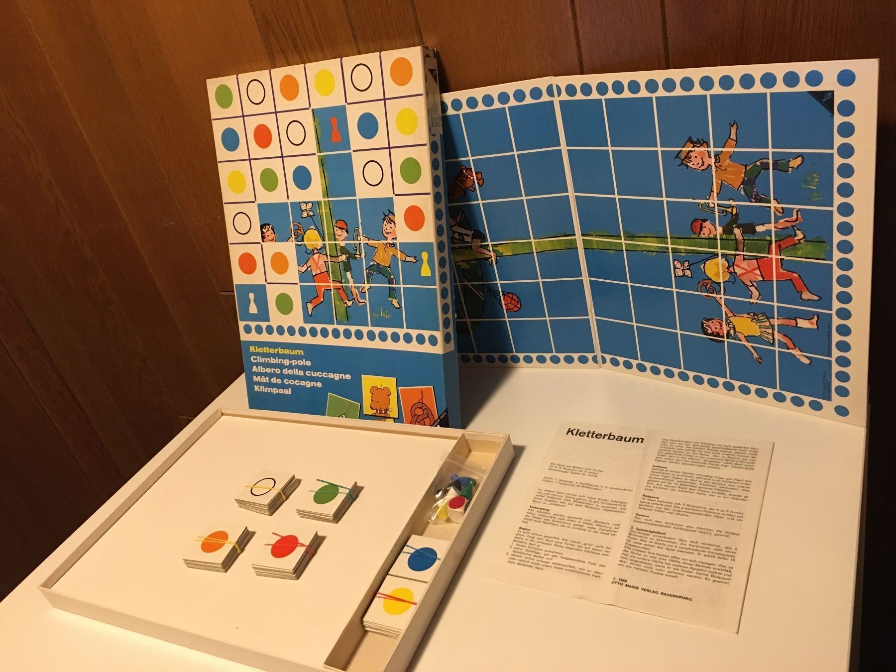 Ravensburger Giochi: Kletterbaum - Spiel von Ravensburger - 1969 – Usato da Andwil SG venduto da Rainboli 2