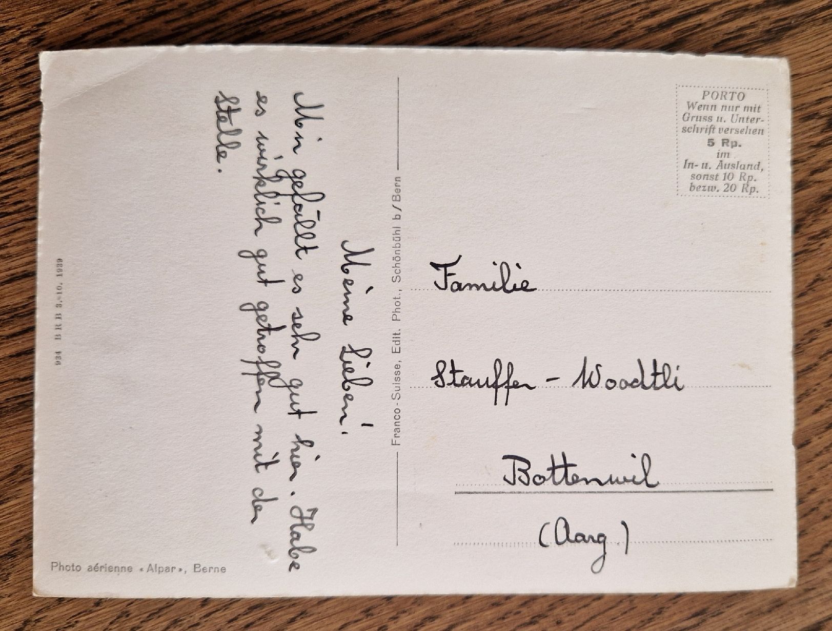 Cartoline postali: Le Locle, 40iger Jahre – Usato da Ebikon venduto da Donar50 1