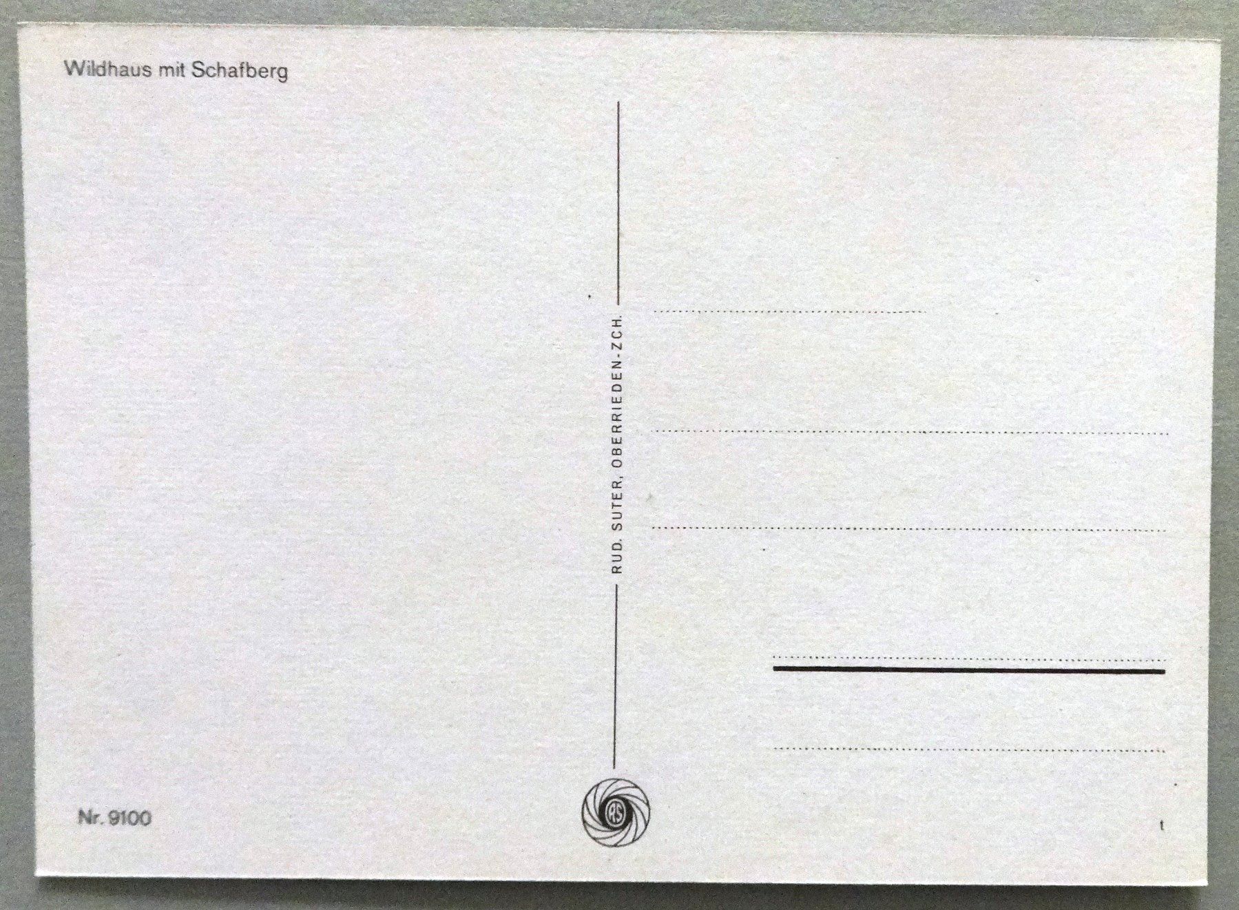 Cartoline postali: Wildhaus mit Schafberg – Usato da Fétigny venduto da Billy2miny 1