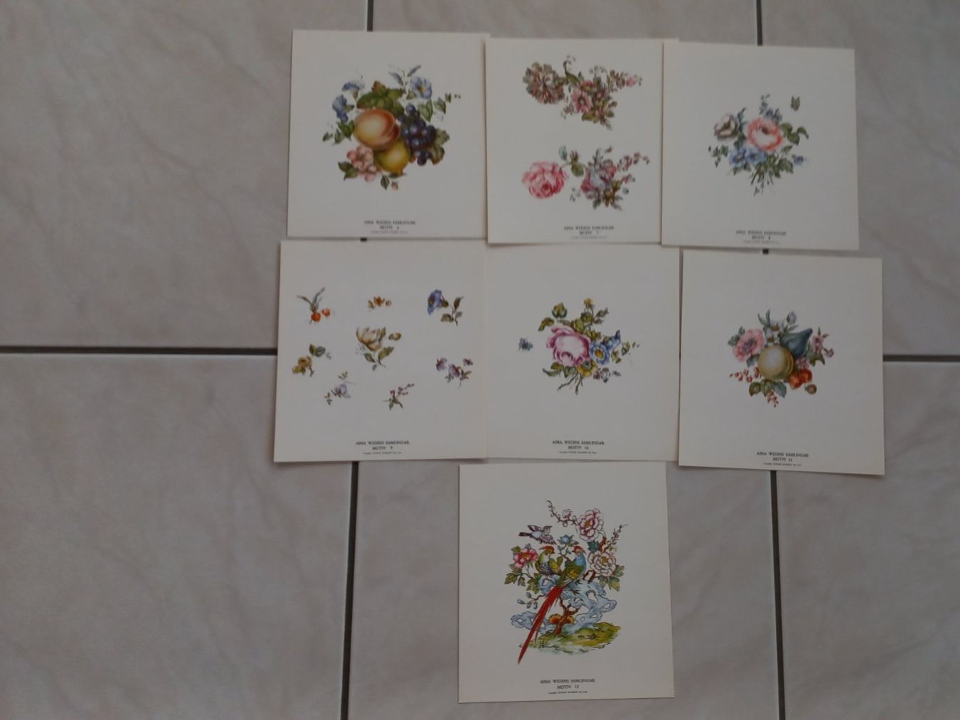 Riviste & Magazine: Aida Wiedemann Blumenbilder 12 Bilder. – Usato da Winistorf venduto da acreativ1 1