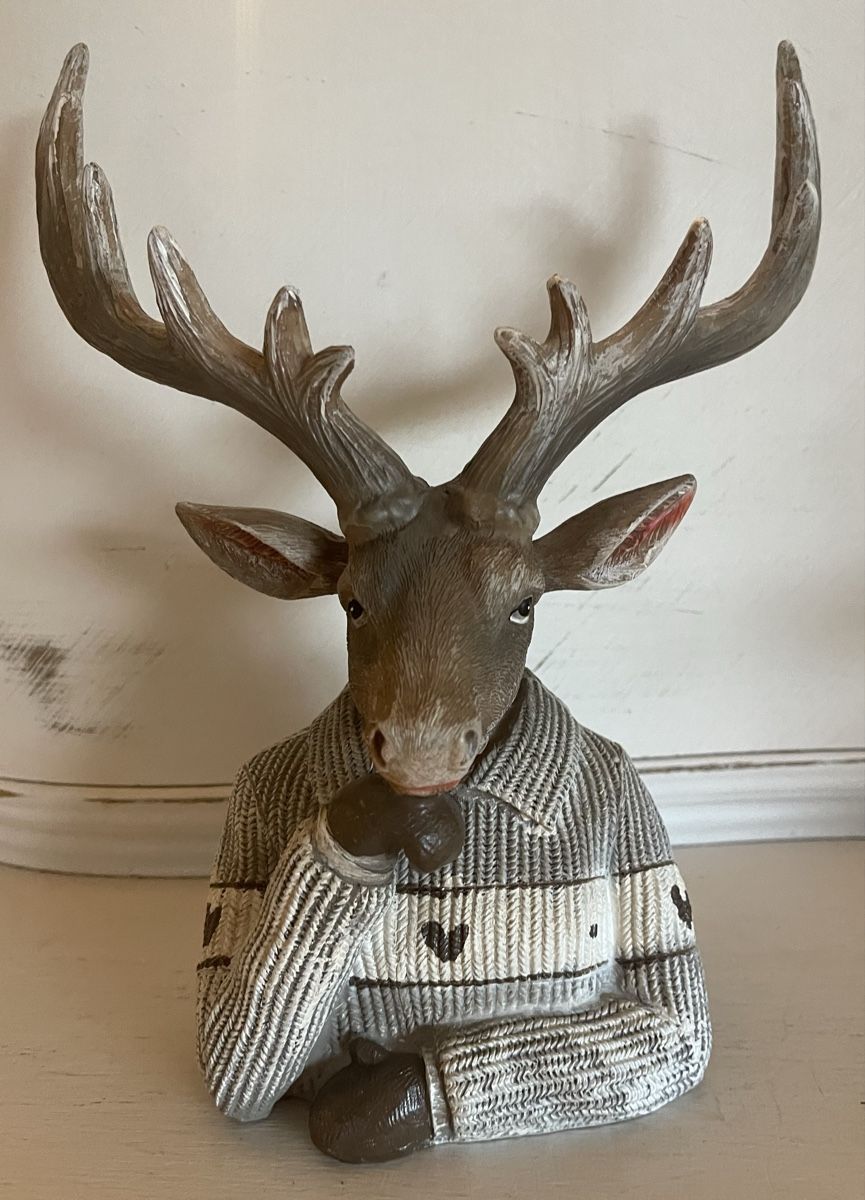 Statuette: 2 coole Deko Hirschbüsten – Usato da Schlieren venduto da SpezielleNote52 1