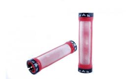 MTB Lenkergriffe ROT transparent