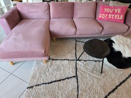 Gepflegtes, grosses Sofa Norsborg Ikea Samt / altrosa 🦩🌹
