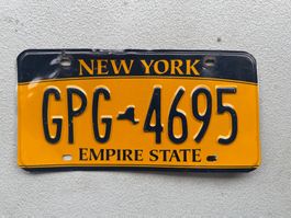 🇺🇸🇺🇸 USA New York Nummernschild # Empire State  🇺🇸🇺🇸