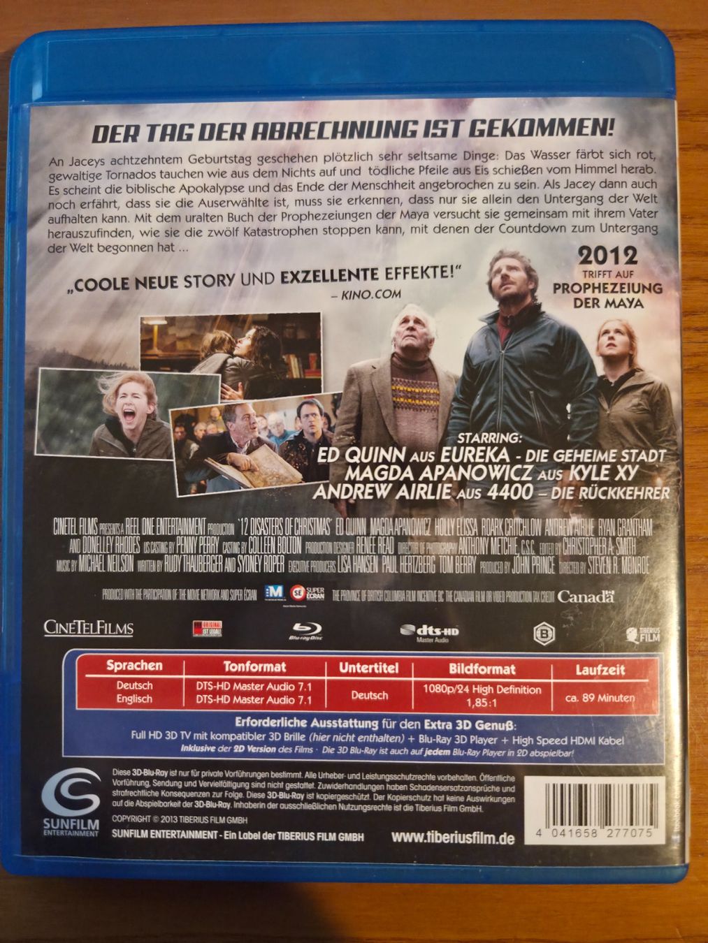 Alle DVDs: Das Ende der Welt 3D (Blu-ray) + 2D-Version | Katastrophen – Gebraucht aus Aldesago von lusuardi 1