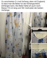 Vorhänge 2 Stück Kinderzimmer 172 lang und 144 breit