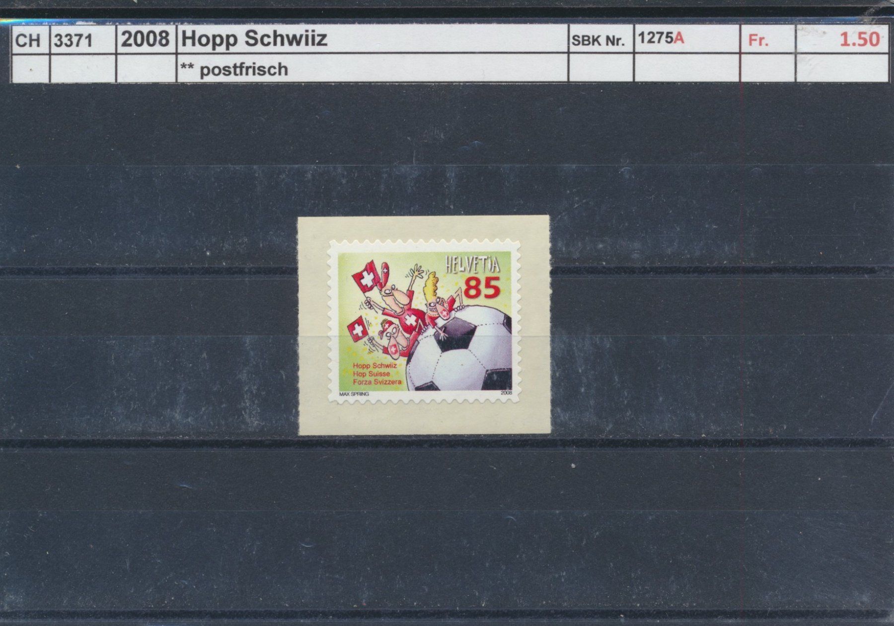 Alle Briefmarken: 2008 "Hopp Schwiiz", ** postfrisch – Neu (gemäss Beschreibung) aus Winterthur von Zupogeru