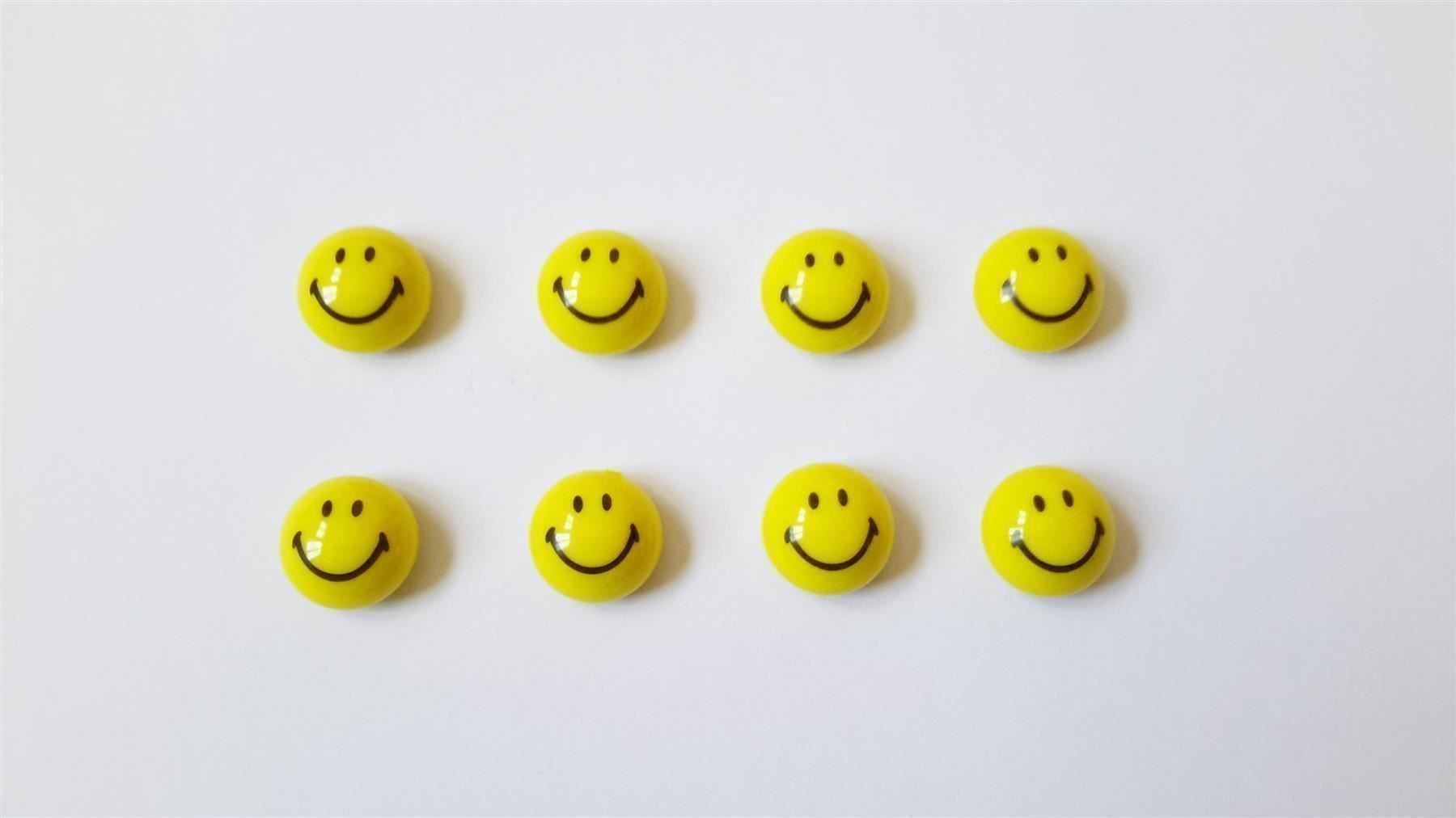 Magnete: Magnete Smiley 8 Stück, 20 mm – Neu und originalverpackt aus St. Gallen von cointec 6