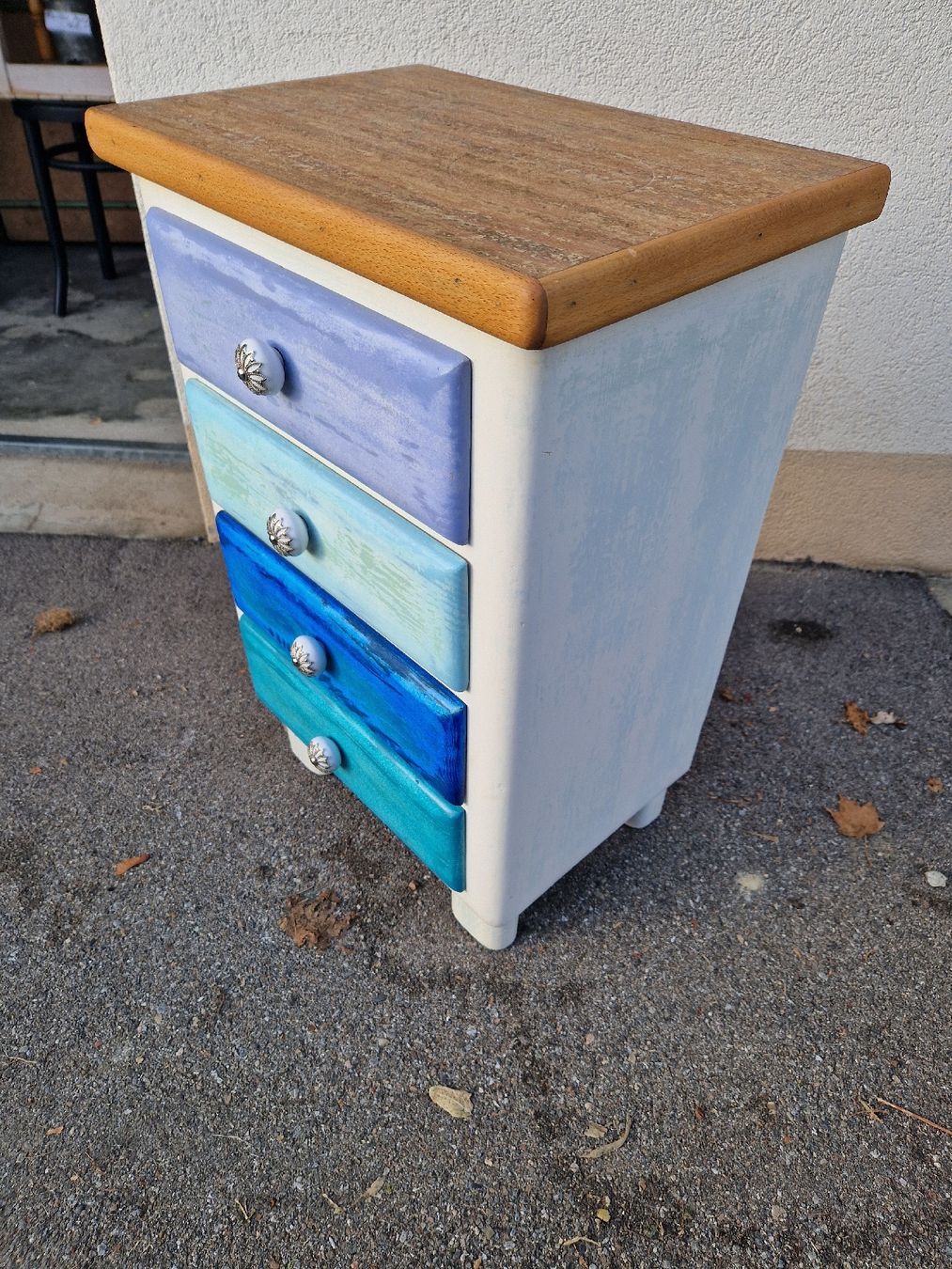 Nachttische: Nachttischli, Holz, Shabby Chic, restauriert – Gebraucht aus Mörigen von Clio111 2