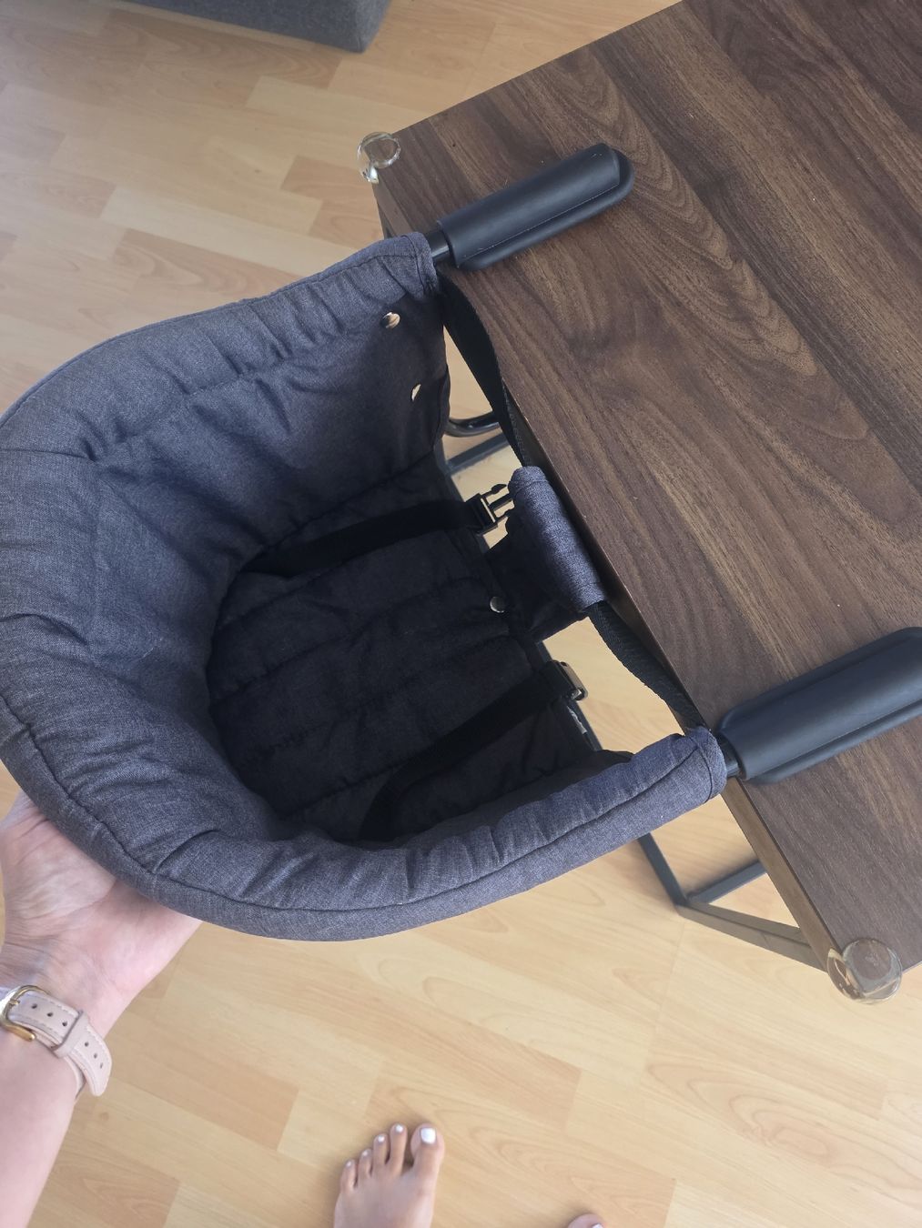 Fillikid Seggioloni: fillikid Flexi Tischsitz grau melange – Usato da Mattwil venduto da Mrs_sonyx 1