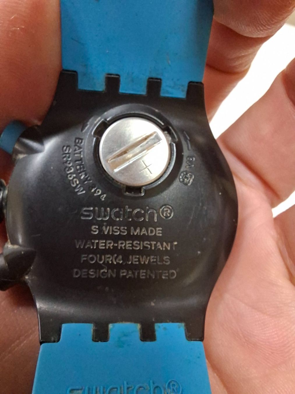 Swatch Orologi: Swatch; BIG BOLD CHRONO / CHECKPOINT BLUE 47mm – Usato da Boniswil venduto da Totomat-Lady2 2