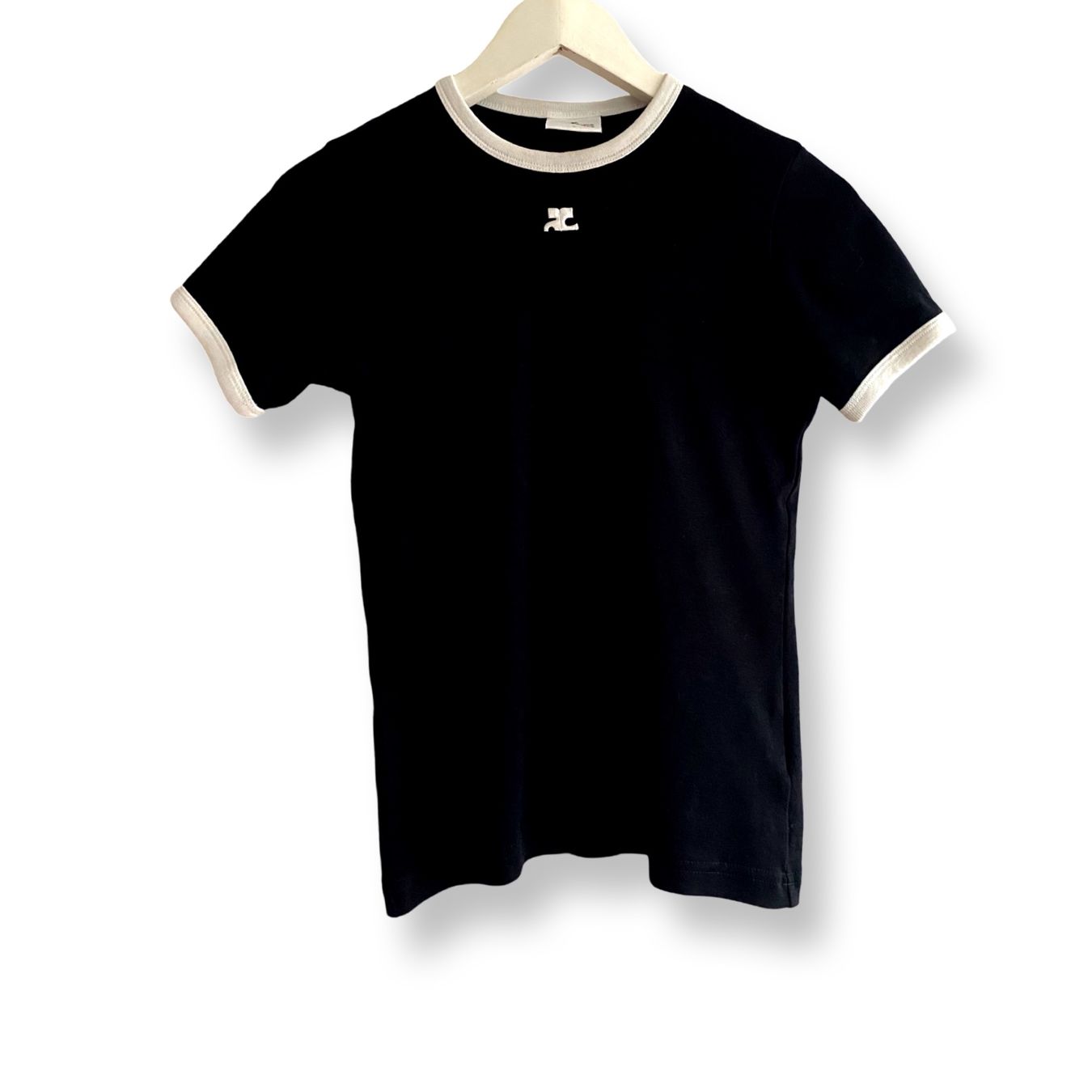T-Shirts: COURRÈGES cooles T-Shirt - Gr. XS – Gebraucht aus Jona von vanessasupermarket20 5