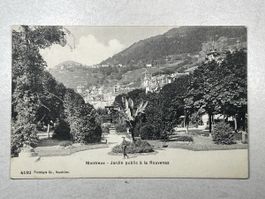 Ansichtskarte Montreux, Jardin public à la Rouvenaz