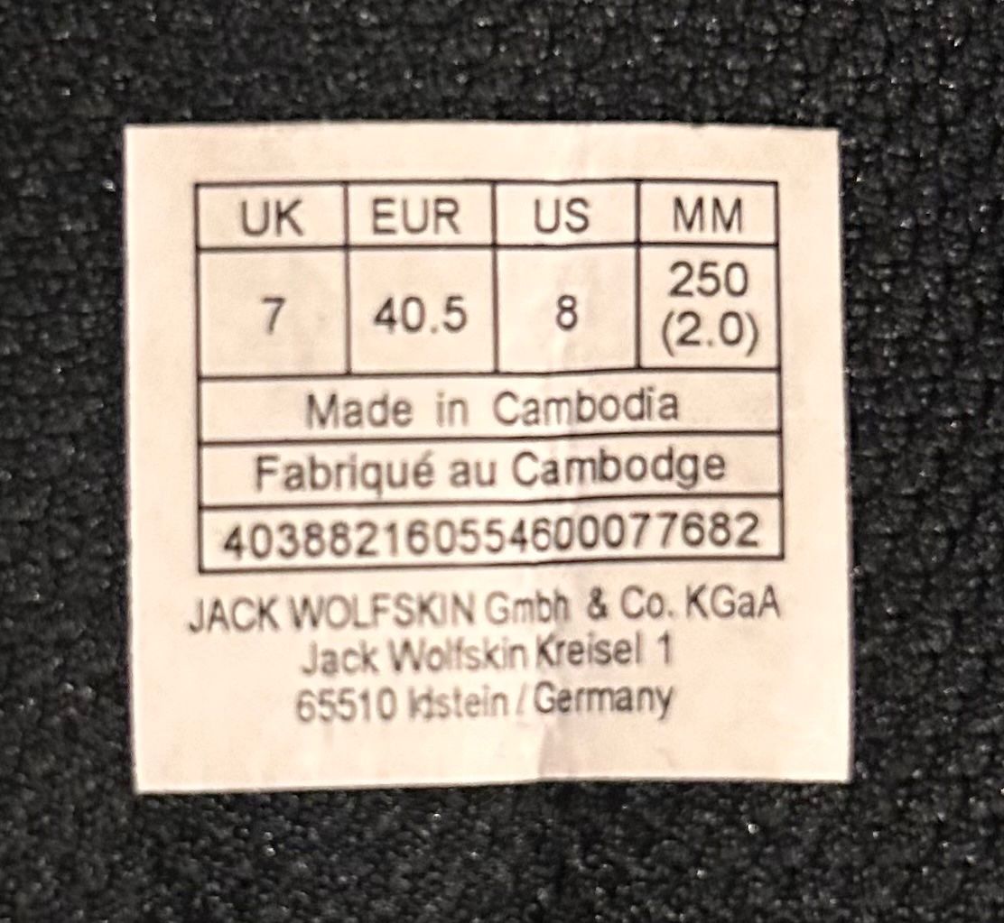 Jack Wolfskin Scarpe da uomo: Jack Wolfskin Wanderschuhe Gr. 40,5 – Usato da Grabs venduto da Soswald1 4