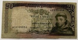 Portugal 20 Escudos 26.05.1964