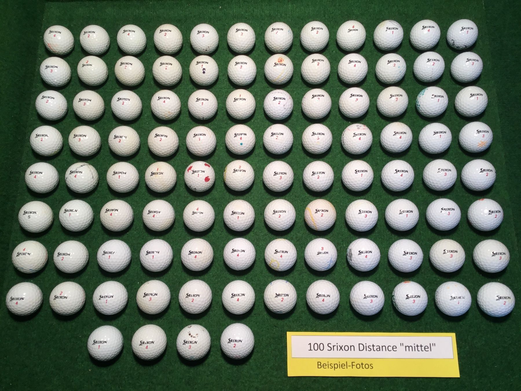 Palloni: 100 Golfbälle Srixon Distance (mittel) – Usato da Bergdietikon venduto da shimano4 4