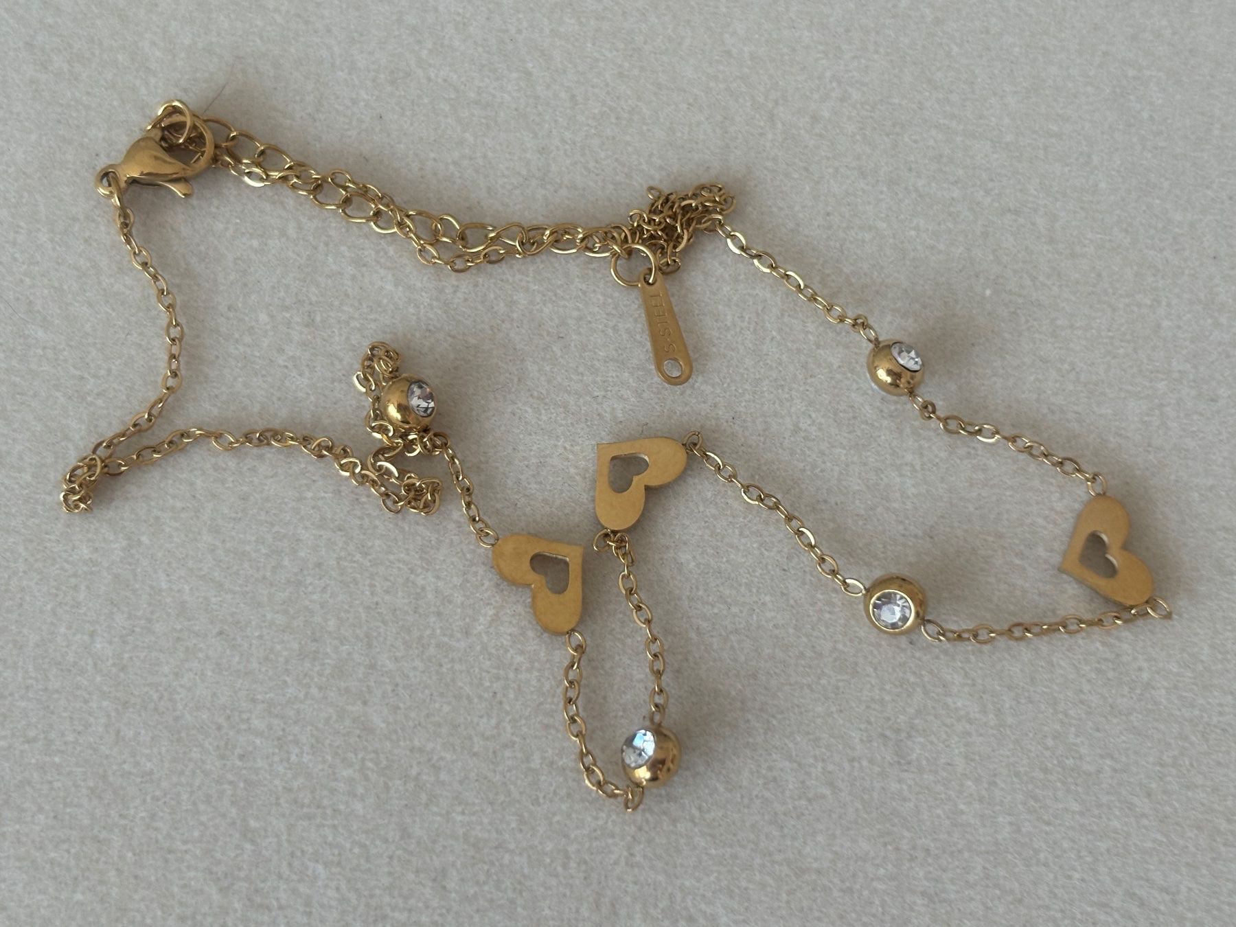 Catenine: Luxus Elegante Edelsthal Kette Farbe : Gold – Nuovo (secondo la descrizione) da Biel-Bienne venduto da Roserosse13 3