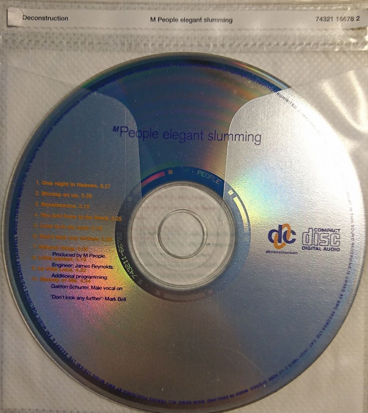 CD: M PEOPLE Elegant Slumming – Usato da Zürich venduto da Raz88 1