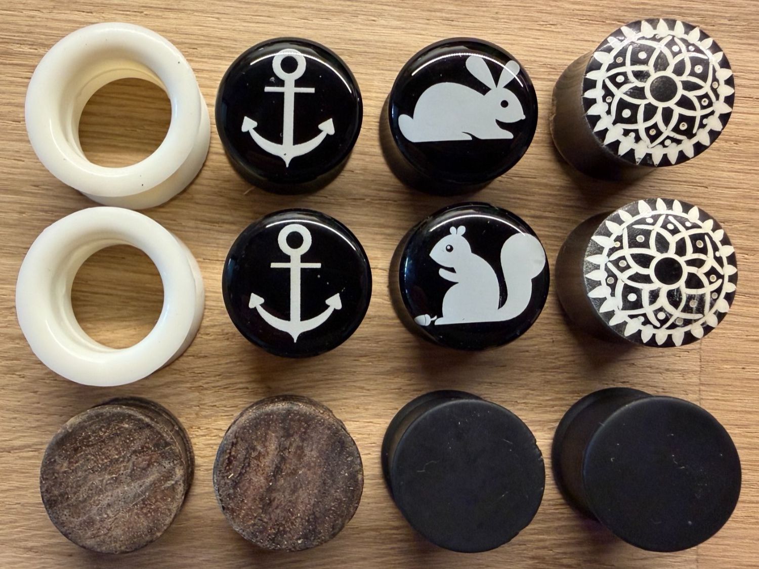 Gioielli per piercing: Ear PLUGS - D18mm - 5 Paar – Usato da Aarberg venduto da umearocks