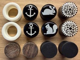 Piercing/PLUGS - D18mm - 5 Paar