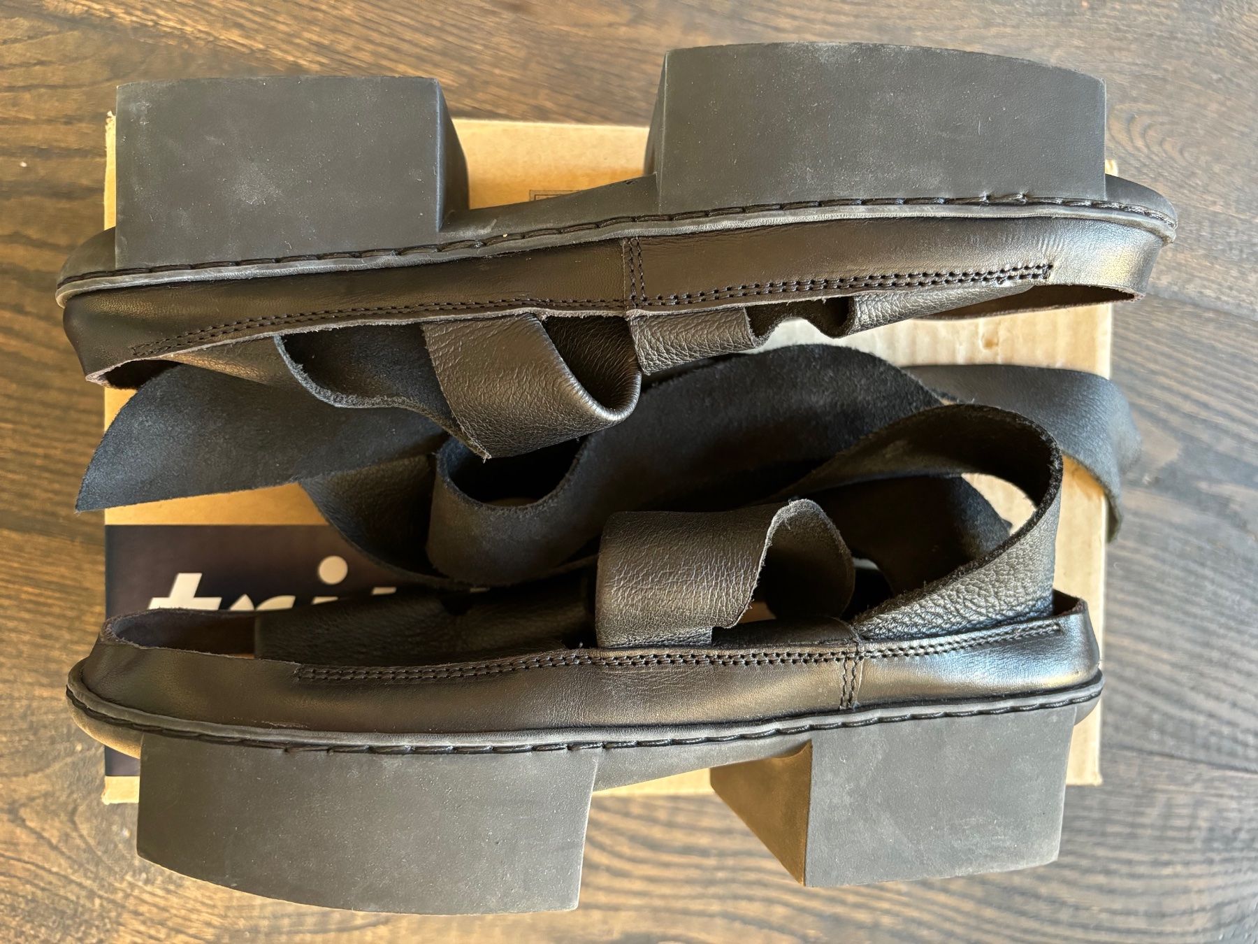 Trippen Scarpe da donna: Trippen Monstera Sandals, Size 40, Black – Nuovo e nell'imballaggio originale da Erlenbach ZH venduto da verbena_mint 5