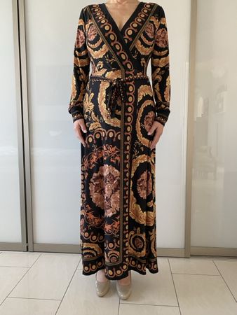 Kleid, Stil Wickelkleid, 38