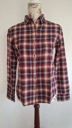 Damen Hemd Massimo Dutti kariert rot Gr. 38 Zustand, wie neu