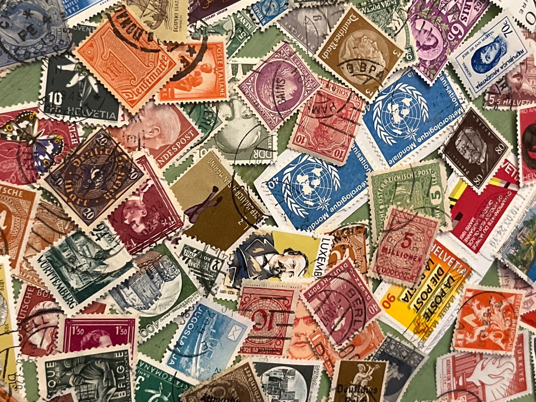 Tutti i francobolli: Lot 63: Lot mix mit Briefmarke – Usato da Chiasso venduto da AzenYa
