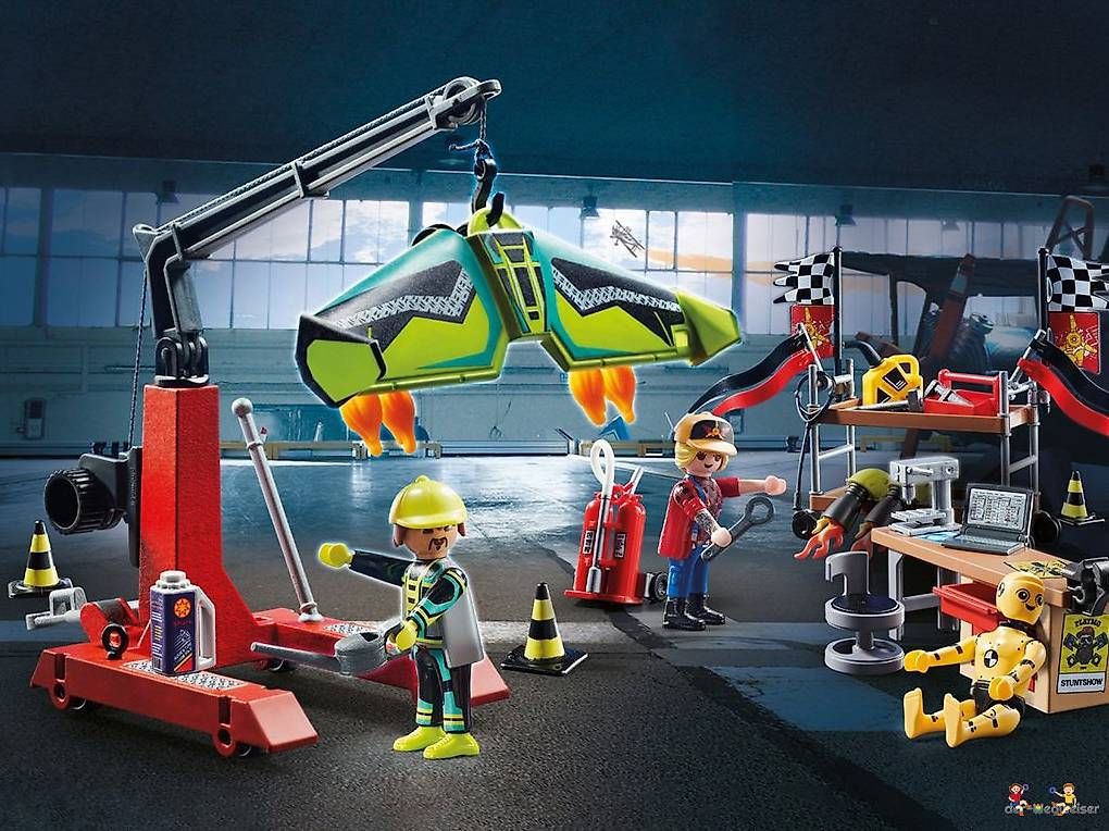 Playmobil Giocattoli: Playmobil Air Stuntshow Servicestation 70834 – Nuovo e nell'imballaggio originale da Birsfelden venduto da der-Wegweiser 6