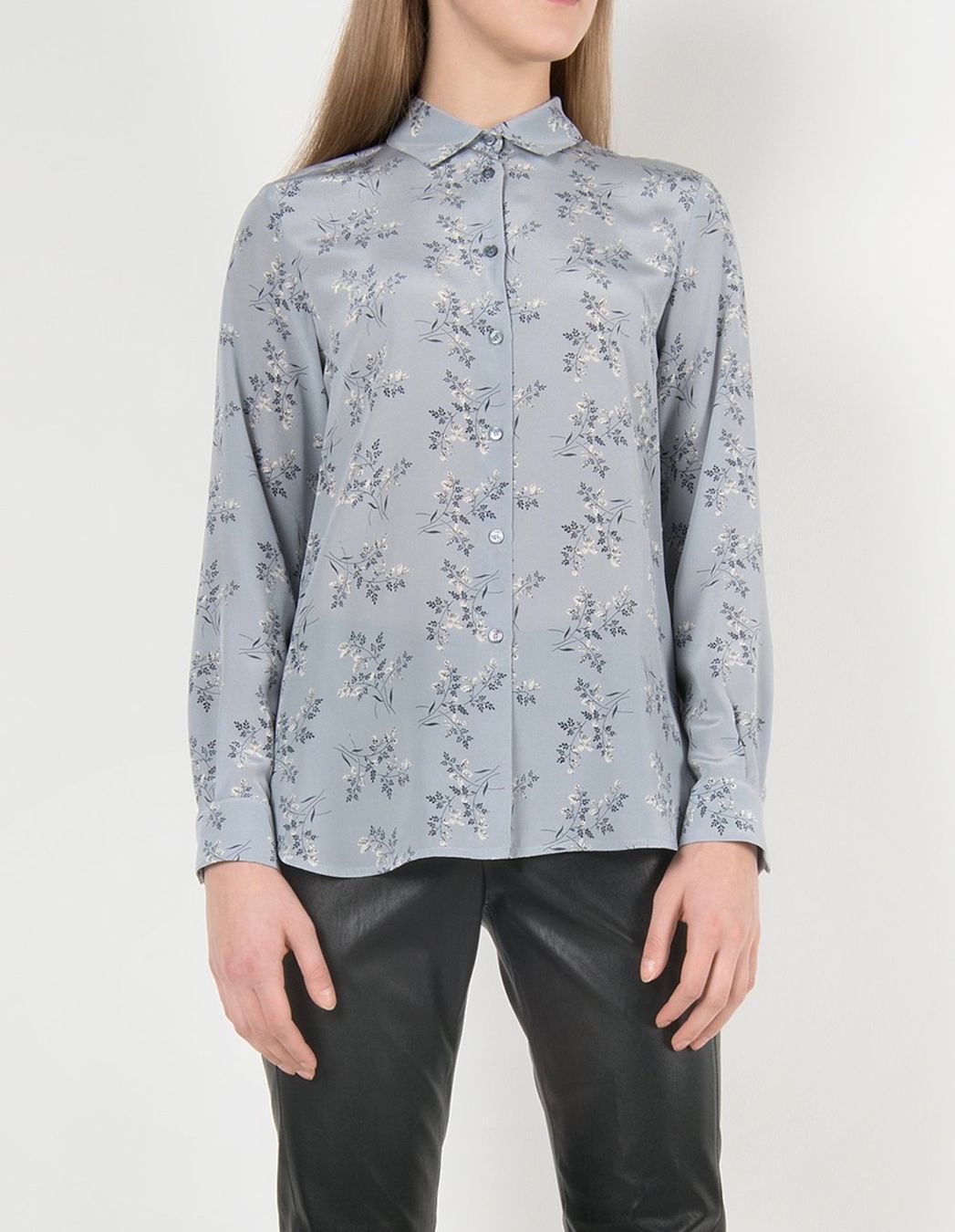 Max Mara Blusen: Weekend Max Mara Seidenbluse 36 gemustert hellblau – Neu (gemäss Beschreibung) aus Regensdorf von secondchancefashion